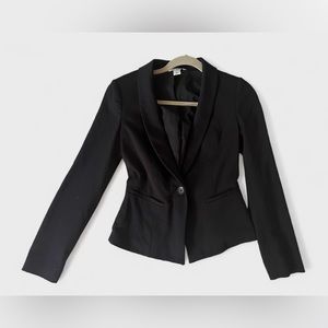 White House Black Market - Black Womens Suit Jacket Size 00